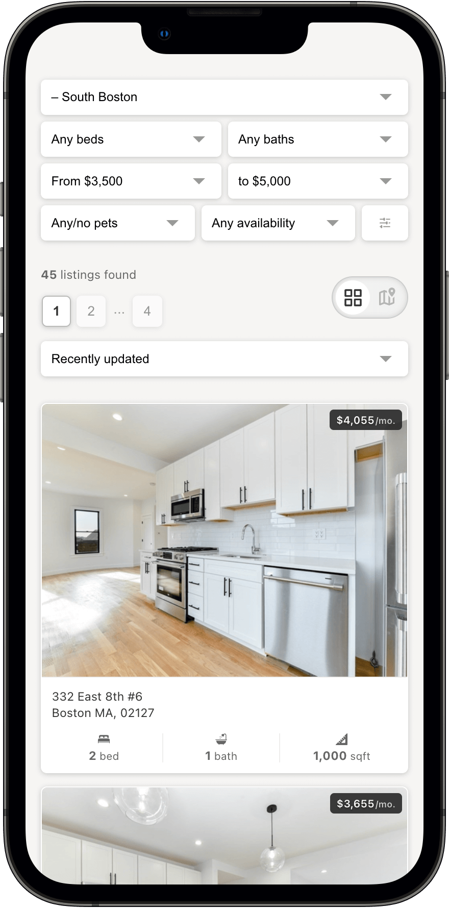Mobile responsive real estate IDX searcb